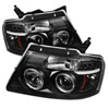 SPYDER 5010209 | Spyder Ford F150 Version 2 Halo LED ( Replaceable LEDs ) Projector Headlights - Black - (PRO-YD-FF15004-HL-G2-BK); 2004-2008 Alternate Image 1