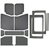 DEI 50181 | 18-23 Jeep Wrangler JL 4-Door Boom Mat Complete Headliner Kit - 13 Piece - Gray Leather Look; 2018-2023 Alternate Image 1