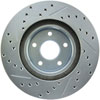 Stoptech 227.47012L | StopTech Subaru Forester C-Tek Sport Drilled & Slotted Rotor; 1998-2002 Alternate Image 3