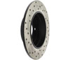 Stoptech 128.35012L | StopTech Mercedes-Benz C230 Sport Cryo Cross Drilled Rotor, Rear Left; 1999-2005 Alternate Image 2