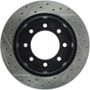 Stoptech 127.66044L | StopTech Chevrolet Suburban 2500 Sport Drilled/Slotted Rotor, Rear Left; 2000-2013 Alternate Image 5