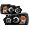 SPYDER 5042675 | Spyder Chevrolet Malibu Halo Projector Headlights - Black - (PRO-YD-CM04-HL-BK); 2004-2007 Alternate Image 2