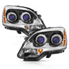 ANZO 111476 | 2007-2008 Gmc Acadia Crystal Headlight Chrome Amber(OE); 2007-2008 Alternate Image 3