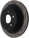 Stoptech 128.42088L | StopTech Infiniti EX37 Sport Cross Drilled Brake Rotor, Rear Left; 2013-2013 Alternate Image 4