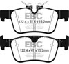 EBC ud1938 | 2017+ Volvo S90 2.0L Turbo Ultimax2 Rear Brake Pads; 2017-2023 Alternate Image 2