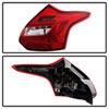 SPYDER 5085153 | Spyder 12-14 Ford Focus 5DR LED Tail Lights - Red Clear (ALT-YD-FF12-LED-RC); 2012-2014 Alternate Image 9