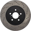 Stoptech 128.47021L | StopTech Subaru Outback Sport Cross Drilled Brake Rotor, Front Left; 2005-2014 Alternate Image 4