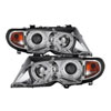 SPYDER 5042408 | Spyder BMW E46 3-Series 4DR 1PC Halo Projector Headlights - Chrome - (PRO-YD-BMWE4602-4D-AM-C); 2002-2005 Alternate Image 2