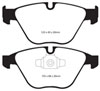 EBC dp31512c | 13+ BMW X1 2.0 Turbo (28i) Redstuff Front Brake Pads; 2013-2023 Alternate Image 1