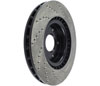 Stoptech 128.42076R | StopTech Nissan 350Z Sport Cross Drilled Brake Rotor, Front Right; 2003-2008 Alternate Image 2