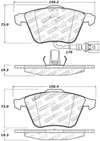 Stoptech 309.11110 | StopTech Sport Brake Pads Audi S3, Front; 2008-2012 Alternate Image 2