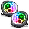 Oracle Lighting 1321-334 | Oracle Mini Cooper Countryman 11-15 Halo Kit - ColorSHIFT w/o Controller; 2011-2015 Alternate Image 2