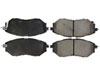 Stoptech 308.10780 | StopTech Street Brake Pads Subaru Legacy 3.6R, Front; 2010-2013 Alternate Image 4