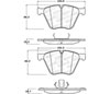 Stoptech 308.14430 | StopTech Street Brake Pads BMW X6 ActiveHybrid, Front; 2010-2011 Alternate Image 1