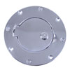 Rugged Ridge 11134.04 | 97-06 Jeep Wrangler TJ Stainless Steel Locking Gas Cap Door; 1997-2006 Alternate Image 1