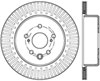 Stoptech 127.44189R | StopTech Lexus RC Turbo Sport Drilled/Slotted Rotor, Rear Right; 2017-2017 Alternate Image 2