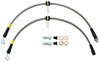 Stoptech 95040005 | StopTech 04-08 Acura TSX / 03-07 Honda Accord Front SS Brake Lines; 2004-2008 Alternate Image 4