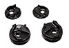 Energy Suspension 7.1112g | 02-03 Nissan Sentra/200SX Black Motor Mount Insert Set (w/ Spec V 2.5L engine man; 2002-2003 Alternate Image 1