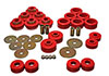 Energy Suspension 3.4118r | 92-97 GM Denali XL/Blazer/Yukon XL 4WD Red Body Mount Set; 1992-1997 Alternate Image 1