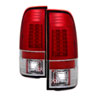 SPYDER 5029140 | Spyder Ford F250/350/450/550 Super Duty Version 2 LED Tail Lights - Red Clear - (ALT-YD-FF15097-LED-G2-RC); 1999-2007 Alternate Image 2