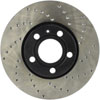 Stoptech 128.33039L | StopTech Audi A4 Sport Cryo Cross Drilled Rotor, Front Left; 1996-2008 Alternate Image 5