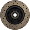 Stoptech 127.62000R | StopTech Buick GS 400 Sport Drilled/Slotted Rotor, Front Right; 1968-1969 Alternate Image 3