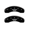 MGP 42007SJPLBK | 4 Caliper Covers Engraved Front JEEP Engraved Rear JEEP Grill logo Black finish silver ch; 2012-2012 Alternate Image 2