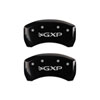 MGP 18011SPXPBK | 4 Caliper Covers Engraved Front Pontiac Engraved Rear GXP Black finish silver ch; 2008-2009 Alternate Image 2