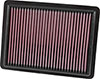 K&N Engineering 333096 | K&N 2016 Honda Avancier L4-2.0L F/I Replacement Drop In Air Filter Alternate Image 2