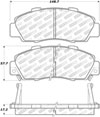 Stoptech 305.05030 | StopTech Street Select Brake Pads Acura TL, Front; 1995-1998 Alternate Image 1