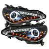 SPYDER 5075383 | Spyder Scion FRS Projector Headlights - CCFL Halo - DRL LED - Black - (PRO-YD-SFRS12-CCFL-BK); 2012-2014 Alternate Image 1