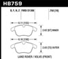 Hawk Performance HB759B.750 | Hawk 2007-2015 Volvo S80 HPS 5.0 Front Brake Pads; 2007-2015 Alternate Image 1