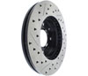 Stoptech 127.40023L | StopTech Honda CRX Sport Drilled/Slotted Rotor, Front Left; 1990-1991 Alternate Image 4