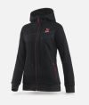 Akrapovic 802064 | Womens Corpo Zip Hoodie Black - Large Alternate Image 1