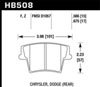 Hawk Performance HB508Z.675 | Ceramic Street Brake Pads Alternate Image 1