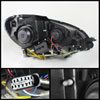 SPYDER 5074249 | Spyder Mercedes Benz W204 C-Class Projector Headlights - Halogen Model Only ( Not Compatible With Xenon/HID Model ) - DRL - Black - High H1 (Included) - Low H7 (Included); 2012-2013 Alternate Image 5