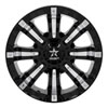 RBP 94r-1790-83-12bp | 94R 17x9.0 6x139.7 BP / 4.5 BS -12mm Offset 108mm CB (Hub Centric) Black w/Chrome Inserts Wheel Alternate Image 5