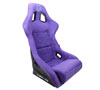 NRG frp-302pp-prisma | FRP Bucket Seat PRISMA Edition W/ pearlized Back Purple Alcantara - Large Alternate Image 2