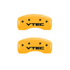 MGP 39008SVTCYL | 4 Caliper Covers Engraved Front & Rear Vtech Yellow Finish Black Char 2005 Acura NSX; 2003-2004 Alternate Image 6