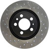 Stoptech 128.33054R | StopTech Volkswagen Jetta Sport Cryo Cross Drilled Rotor, Front Right; 1998-2015 Alternate Image 4