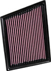 K&N Engineering 333074 | K&N 2015 Jaguar F-Pace V6-3.0L F/I Right Side Replacement Drop In Air Filter Alternate Image 3