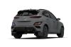 Rally Armor mf93urblkwh | 2022 Hyundai Kona N Line Black UR Mud Flap w/ White Logo; 2022-2022 Alternate Image 2