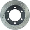 Stoptech 127.44109L | StopTech Toyota Tacoma Sport Drilled/Slotted Rotor, Front Left; 1995-2004 Alternate Image 6