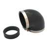 Spectre 8791 | Coupler Elbow Reducer 3in. / 90 Degree w/2.5in. Insert (PVC) - Black Alternate Image 1