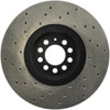 Stoptech 128.33094L | StopTech Audi TT Quattro Sport Cryo Cross Drilled Rotor, Front Left; 2004-2006 Alternate Image 2