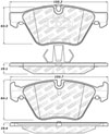 Stoptech 305.10610 | StopTech Street Select Brake Pads BMW X1 xDrive 23d, Front; 2010-2014 Alternate Image 1