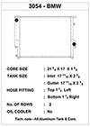 CSF 3054 | 93-99 BMW M3 (E36) Radiator; 1993-1999 Alternate Image 1