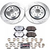 PowerStop k4628-26 | Power Stop 09-17 Volkswagen CC Rear Z26 Street Warrior Brake Kit; 2009-2017 Alternate Image 2