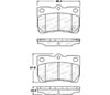 Stoptech 309.11131 | StopTech Sport Brake Pads Lexus IS250, Rear; 2006-2010 Alternate Image 1