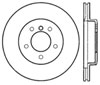 Stoptech 128.34048L | StopTech BMW 325Ci Sport Cryo Cross Drilled Rotor, Front Left; 2001-2007 Alternate Image 1